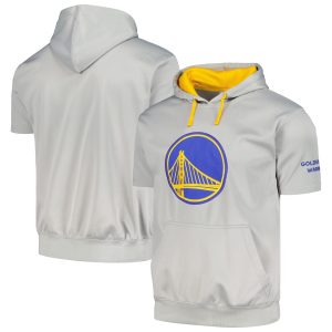 Fanatics Golden State Warriors Silver Big & Tall Logo Pullover Hoodie Charming High - demand item! Order this sought - after jersey immediately.