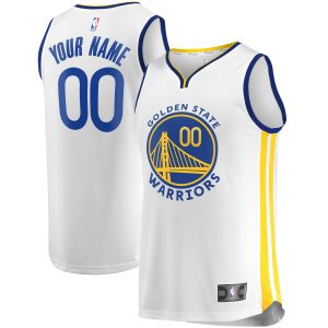 Fanatics Golden State Warriors White Fast Break Custom Outstanding Replica Jersey Association Edition For a short time only! Don't miss out on this fantastic jersey.