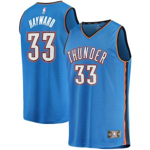 Fanatics Dashing Gordon Hayward Oklahoma City Thunder Blue Fast Break Player Jersey Icon Edition Team spirit! Show it off with this awesome jersey.