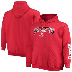 Fanatics Houston Impressive Rockets Red Big & Tall Team Wordmark Pullover Hoodie Unbeatable style! Get this stylish jersey now.