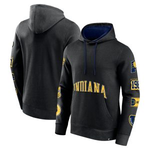Fanatics Indiana Pacers Black Home Court Pullover Hoodie Glamorous Collectors