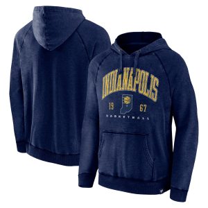 Fanatics Sophisticated Indiana Pacers Heather Navy Foul Trouble Snow Wash Raglan Pullover Hoodie Team spirit! Show it off with this awesome jersey.
