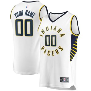 Fanatics Indiana Pacers Youth White Fast Break Custom Replica Jersey Terrific Association Edition Collectors