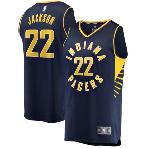 Fanatics Isaiah Impressive Jackson Indiana Pacers Navy Fast Break Replica Player Jersey Icon Edition Unbeatable style! Get this stylish jersey now.