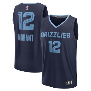 Fanatics Ja Morant Delightful Memphis Grizzlies Youth Navy Fast Break Replica Player Jersey Icon Edition Retailers
