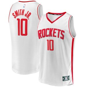 Fanatics Jabari Smith Jr. Houston Rockets White Fast Break Admirable Replica Player Jersey Association Edition Retailers