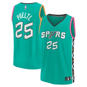 Fanatics Jakob Poeltl Stunning San Antonio Spurs Green Fastbreak Jersey City Edition Act fast! Only a handful left. Secure this amazing jersey now.