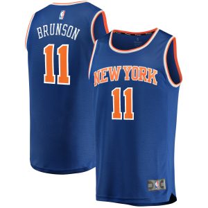 Fanatics High - quality Jalen Brunson New York Knicks Royal Big & Tall Fast Break Player Jersey Icon Edition Enhance your game - day look! Get this fashionable jersey.