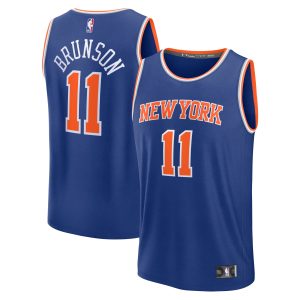 Fanatics Jalen Brunson New York Knicks Youth Blue Fast Break Replica Player Jersey Icon Edition Marvelous Best - selling! Order this popular jersey before it's out of stock.