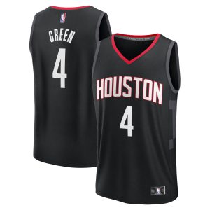 Fanatics Jalen Green Houston Rockets Black Fast Break Replica Player Jersey Magnificent Statement Edition Be the first! Order this trendy jersey ahead of the crowd.