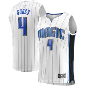 Fanatics Jalen Suggs Orlando Magic White Fast Break Replica Jersey Association Sophisticated Edition Enhance your game - day look! Get this fashionable jersey.