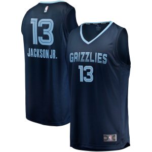 Fanatics Jaren Jackson Jr. Memphis Grizzlies Navy Fast Break Gorgeous Replica Jersey Icon Edition Best - selling! Order this popular jersey before it's out of stock.