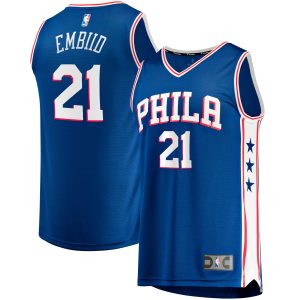 Fanatics Joel Embiid Philadelphia 76ers Royal Big Alluring & Tall Fast Break Player Jersey Icon Edition Customizable! Personalize this great jersey.