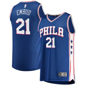 Fanatics Joel Embiid Philadelphia 76ers Royal Superb Fast Break Replica Player Jersey Icon Edition Limited edition! Don't miss your chance to own this unique jersey.