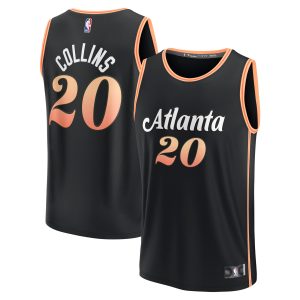 Fanatics John Collins Atlanta Hawks Black Fastbreak Fabulous Jersey City Edition Experience luxury! Order this high - end jersey.