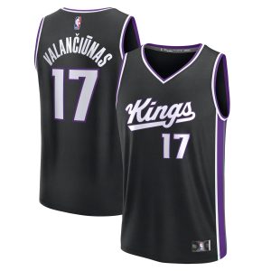 Fanatics Jonas Valanciunas Sacramento Kings Youth Black Fast Break Replica Player Dashing Jersey Icon Edition Celebrate your team! Order this commemorative jersey.