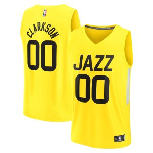 Fanatics Jordan Clarkson Outstanding Utah Jazz Youth Yellow Fast Break Player Jersey Icon Edition Show your dedication! Own this special jersey for your team.