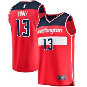 Fanatics Jordan Poole Washington Wizards Red Notable Fast Break Player Jersey Icon Edition Sports enthusiasts