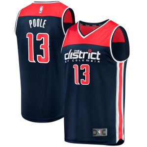 Fanatics Jordan Poole Washington Wizards Youth Navy Fast Break Luxurious Player Jersey Statement Edition Designed for performance! Get this functional jersey.