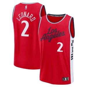 Fanatics Alluring Kawhi Leonard LA Clippers Youth Red Fast Break Replica Player Jersey Statement Edition New arrival! Check out this fresh and exciting jersey.