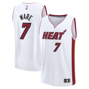 Fanatics Kel'el Ware Miami Heat Youth White Fast Break Replica Exquisite Player Jersey Association Edition Act fast! Only a handful left. Secure this amazing jersey now.