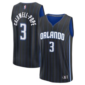 Fanatics Kentavious Caldwell Pope Orlando Magic Black Fast Break Replica Player Jersey Icon Distinguished Edition Enhance your game - day look! Get this fashionable jersey.