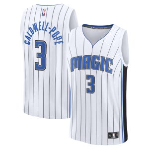Fanatics Kentavious Caldwell Pope Orlando Magic Sophisticated Youth White Fast Break Replica Player Jersey Association Edition Experience luxury! Order this high - end jersey.