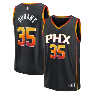 Fanatics Magnificent Kevin Durant Phoenix Suns Youth Black Fast Break Replica Player Jersey Statement Edition Customizable! Personalize this great jersey.