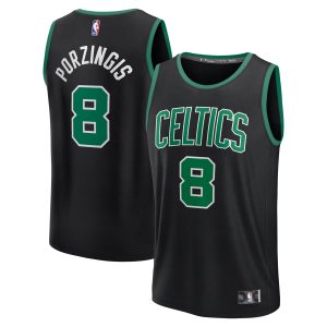 Fanatics Kristaps Porzingis Exquisite Boston Celtics Black Fast Break Replica Player Jersey Statement Edition Be a part of the action! Get this game - ready jersey.