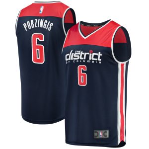 Fanatics Kristaps Porzingis Washington Wizards Navy Fast Break Splendid Replica Player Jersey Statement Edition New arrival! Check out this fresh and exciting jersey.