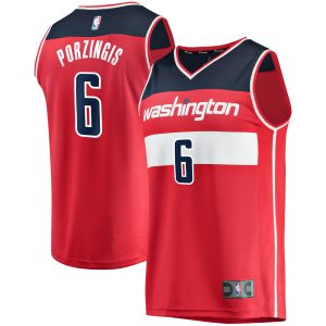 Fanatics Kristaps Porzingis Washington Wizards Red Fast Break Replica Jersey Luxurious Icon Edition Upgrade your fan gear! Order this premium jersey today.
