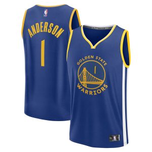 Fanatics Kyle Anderson Stylish Golden State Warriors Royal Fast Break Replica Player Jersey Icon Edition Be the first! Order this trendy jersey ahead of the crowd.