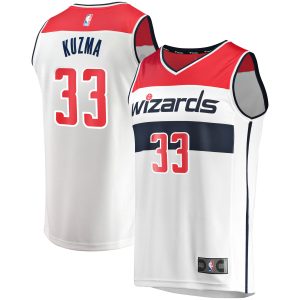 Fanatics Kyle Kuzma Washington Terrific Wizards White Fast Break Replica Jersey Association Edition Hurry! Exclusive offer. Get your hands on this outstanding jersey right away.