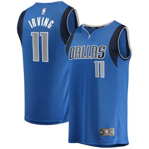 Fanatics Kyrie Irving Dallas Mavericks Blue Fast Break Replica Player Jersey Captivating Icon Edition Act fast! Only a handful left. Secure this amazing jersey now.