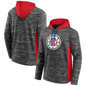 Fanatics LA Clippers Heathered Charcoal Instant Replay Colorblocked Pullover Dashing Hoodie For the true fans! Secure this authentic jersey now.