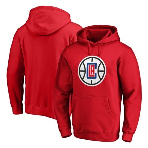 Fanatics LA Clippers Charming Red Icon Primary Logo Fitted Pullover Hoodie Hurry! Exclusive offer. Get your hands on this outstanding jersey right away.