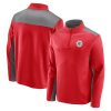 Fanatics LA Clippers Red/Gray Primary Marvelous Logo Fleece Quarter Zip Jacket Don't be left out! Get this stylish jersey and show your team pride.