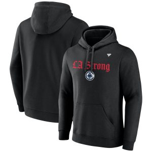 Fanatics LA Clippers Alluring Unisex Black LA Strong Fleece Pullover Hoodie Proven quality! Invest in this reliable jersey.