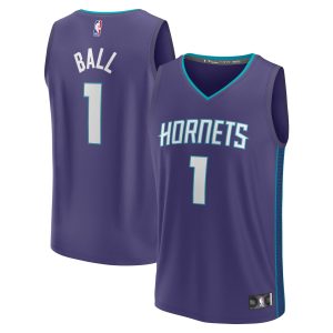 Fanatics LaMelo Ball Charlotte Fabulous Hornets Purple Fast Break Replica Player Jersey Statement Edition Authentic look! Wear this genuine jersey.