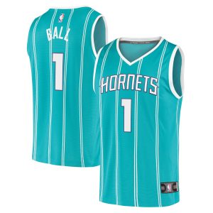 Fanatics LaMelo Ball Charlotte Hornets Teal Fast Break Replica Jersey Icon High - quality Edition Perfect fit! Order this comfortable jersey.