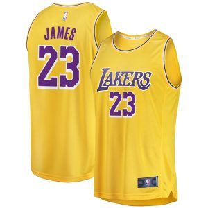 Fanatics Fantastic LeBron James Los Angeles Lakers Gold Big & Tall Fast Break Player Jersey Icon Edition Unbeatable style! Get this stylish jersey now.