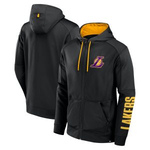 Fanatics Los Splendid Angeles Lakers Black Baller Defender Performance Full Zip Hoodie Join the elite! Get this exclusive jersey.