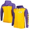 Fanatics Los Angeles Charming Lakers Gold/Purple Big & Tall Down and Distance Full Zip Hoodie For the true fans! Secure this authentic jersey now.