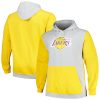Fanatics Los Angeles Lakers Gold/Silver Gorgeous Big & Tall Primary Arctic Pullover Hoodie Time - sensitive! Order now before the deal expires.