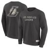 Fanatics Los Premium - grade Angeles Lakers Gray Elements Future Ground Lettering Pullover Sweatshirt Hurry! Exclusive offer. Get your hands on this outstanding jersey right away.