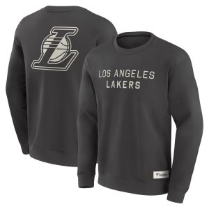Fanatics Los Premium - grade Angeles Lakers Gray Elements Future Ground Lettering Pullover Sweatshirt Hurry! Exclusive offer. Get your hands on this outstanding jersey right away.
