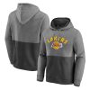 Fanatics Los Angeles Lakers Heathered Charcoal/Black Block Party Refined Applique Color Block Pullover Hoodie Last chance! Grab this awesome jersey before it's gone for good.