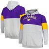 Fanatics Los Angeles Lakers Purple/Gold Big Superior & Tall Pullover Hoodie Show your dedication! Own this special jersey for your team.