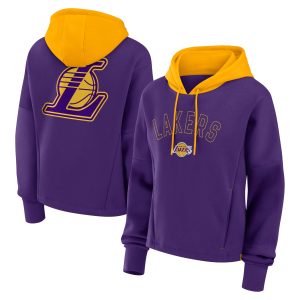 Fanatics Los Angeles Lakers Women's Purple Post Up Classy Boxy Pullover Hoodie For the true fans! Secure this authentic jersey now.