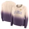 Fanatics Los Angeles Lakers Women's Tan/Purple Lounge Arch Raglan Pullover Phenomenal Sweatshirt Unbeatable style! Get this stylish jersey now.